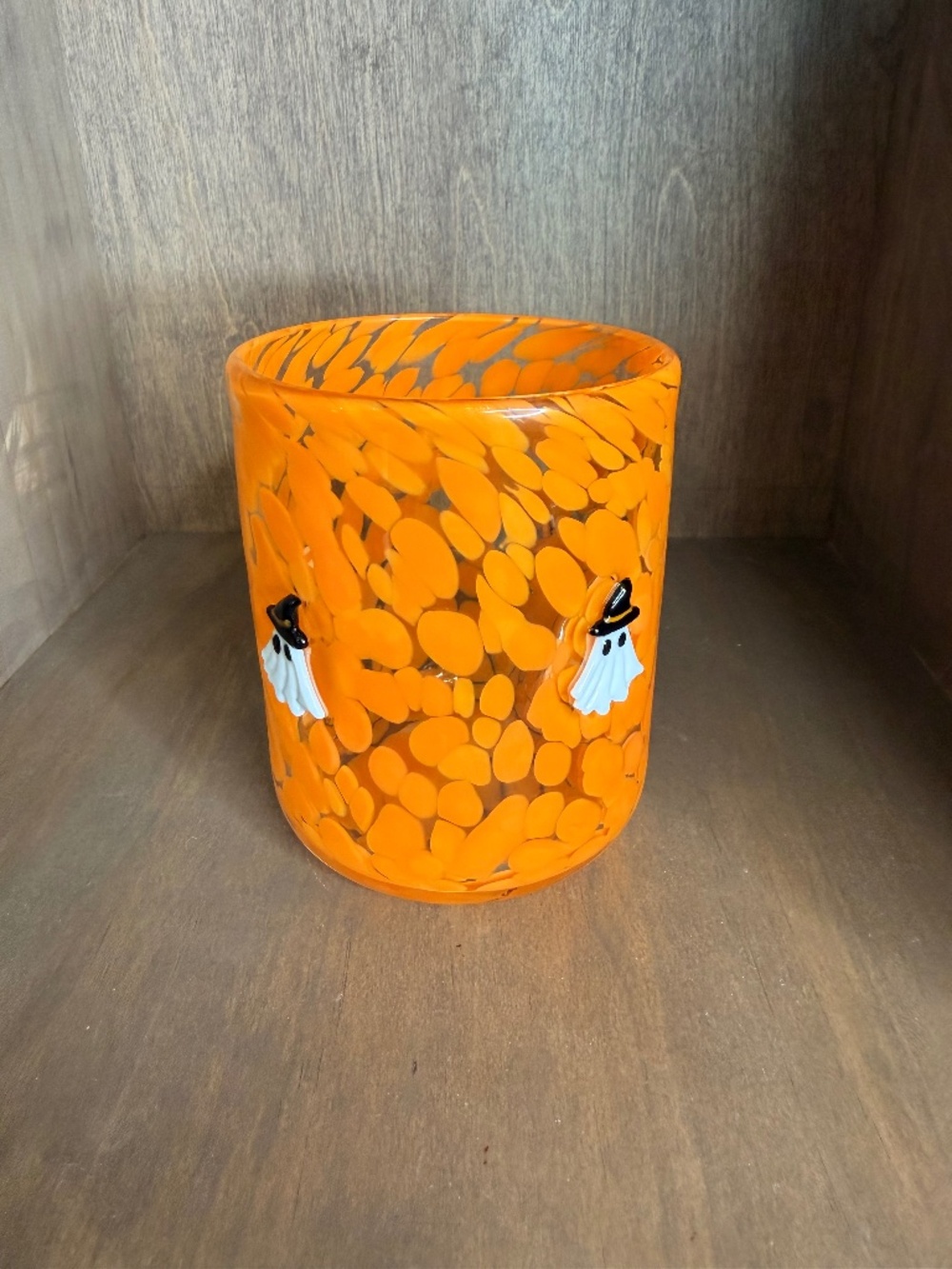 NWT Anthropologie Halloween Icon Glass Witchy Ghost